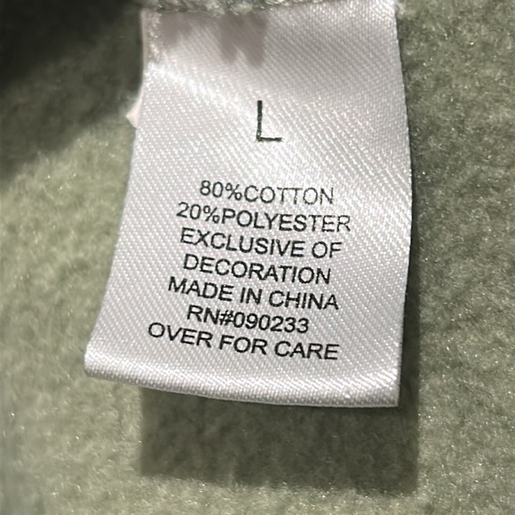 Playboy By PacSun Mode Quarter Zip Sweatshirt Men’s Size L - Picture 7 of 13